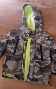 Jungen warmer Winter Camouflage Design Mantel Fleece gefüttert TU Alter 5-6 Jahre - Bild 1 von 3