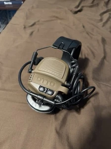 Otto Noisebarrier Tac Tan Electronic Ear Protection Headset Headphones - Afbeelding 1 van 1