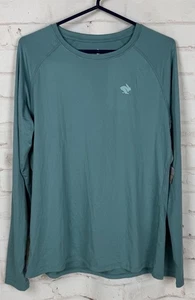 Camisa para correr Rabbit para mujer XL verde azulado EZ camiseta manga larga atlética ligera - Imagen 1 de 9
