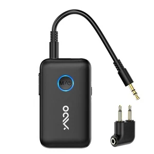 Bluetooth 5.3 Transmitter Receiver for TV/Airplane, Supports 2 Headphones/Spe... - Picture 1 of 7