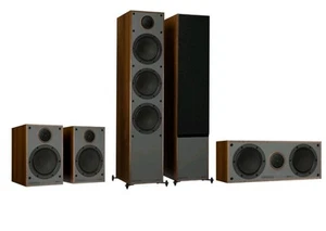 Monitor Audio 5 Speaker Set - 8 Ohms - Walnut - Picture 1 of 7