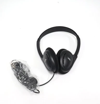 New Cyber Acoustics ACM-90 Wired On-Ear Stereo Headphones Adjustable Headband - Image 1 of 4