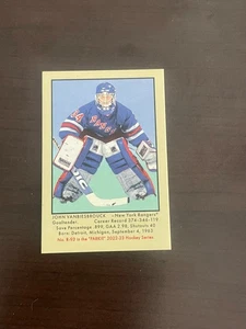 2022-23 Upper Deck Parkhurst Champions Parkie #R-93 John Vanbiesbrouck BLANK - Picture 1 of 1