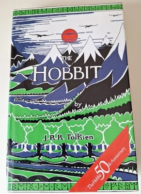 Rare COPY of The Hobbit by J. R. R. Tolkien 50th Anniversary - Large Hardcover - Image 1 of 4