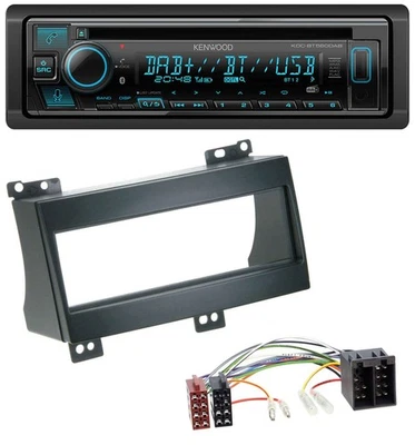 Kenwood Bluetooth DAB CD MP3 USB Autoradio für Kia Ceed (2007-2009) - Bild 1 von 4
