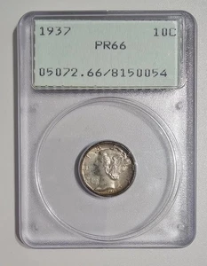 (LD 5A) 1937 10 Cent PR66 Proof - Picture 1 of 4