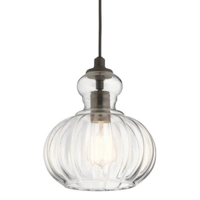 Kichler 43956 бронзовый Riviera одиночный свет 8-3/4"W мини подвеска - Изображение 1 из 3