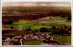 Postcard Color RPPC Poynings From Devils Dyke Sussex England  - Bild 1 von 2