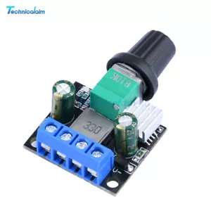 3.5A DC12V/24V PWM Motor Speed Controller LED Dimmer B10K Potentiometer knob - Bild 1 von 17