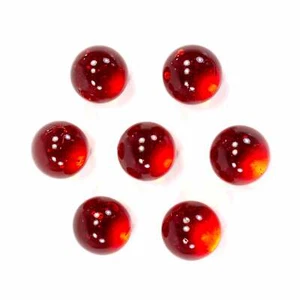 100g Glasmurmeln Crystal Rubinrot (16mm) Murmelspiel Märbel Murmelbahn Schusser