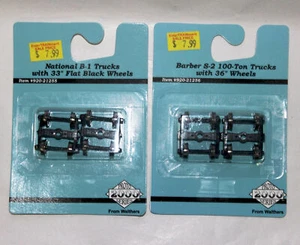 "Lote Escala HO Proto 2000 Serie Walthers National B-1 33"" Barber S-2 100 Ton 36" - Imagen 1 de 2