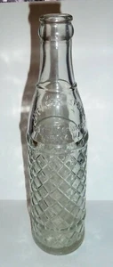 Embossed Glass Beverage Bottle GENEVA Illinois Jupiter Springs Bottling Works  - Picture 1 of 4