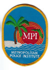 DEFUNCT MPI Metropolitan Police Institute (now Miami-Dade Public Safety) patch