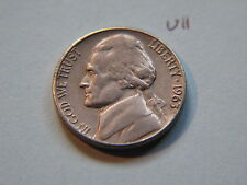1963 D  Nickel 5c Five Cent coin, Jefferson 5 cents USA