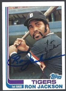 1982 Topps Ron Jackson #488 IP autograph signed card - Picture 1 of 1