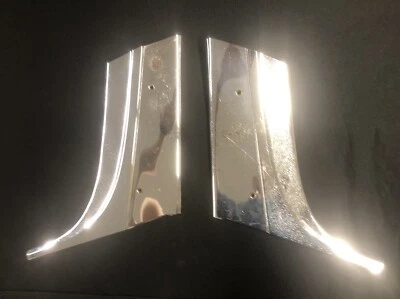 1955 1956 Ford Crown Victoria Interior Roof Side Chrome Garnish Moulding Trim Pr - Image 1 of 4