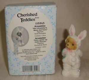Cherished Teddies Jesamine 2005 Warm Fuzzy Bunny Avon Exclusive 115543