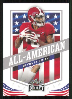 2021 Leaf Draft #42 DeVonta Smith AA - Image 1 of 2