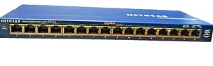 NETGEAR ProSafe (FS116P) 16-Ports External Switch COLOR:NAVY BLUE - Picture 1 of 4