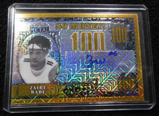 🏀 2021-22 Leaf Metal ZAIRE WADE - Gold Mojo "So Money" autograph card   #'d 1/1