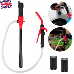 2.5 Gallons Electric Syphon Pump Battery Operated Petrol Oil Water Fuel Transfer - Picture 1 of 10