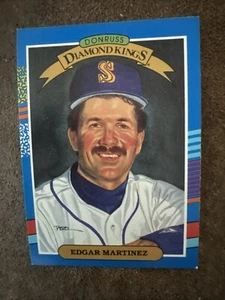Donruss Diamond Kings 1990 #16 Edgar Martin Error Card No Period (.) After Inc - Picture 1 of 2
