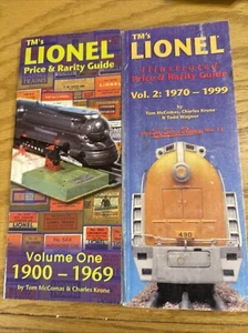 TM's LIONEL PRICE + RARE GUIDE Vol 1 1900-1969 & Vol 2 Illustrated 1970-1999 - Bild 1 von 9