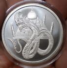 2019 Golden State Mint World Of Dragons INDIA INDIAN 1 oz .999 Fine Silver Round