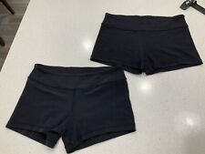 IVIVVA 2 Pairs Girls 14 by Lululemon Bootie Shorts Black  Gym