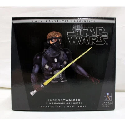 GENTLE GIGANTES STAR WARS McQUARRIE CONCEPT LUKE SKYWALKER BUSTO 1/6 2014 SDCC NOVO - Imagem 1 de 4
