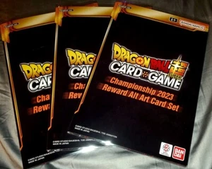 JUEGO DE CARTAS DRAGON BALL SUPER - JUEGO DE CARTAS CAMPEONATO 2023 - * 3 JUEGOS * - Imagen 1 de 3