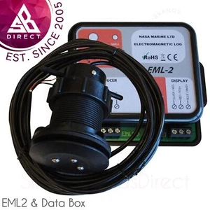 Nasa Marine EML2 Electromagnetic Speed Log Data Box with Transducer│0.2-40 Knots - Bild 1 von 4