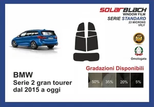pellicola oscurante BMW serie 2 gran tourer dal 2015 kit posteriore STANDARD - Imagen 1 de 1