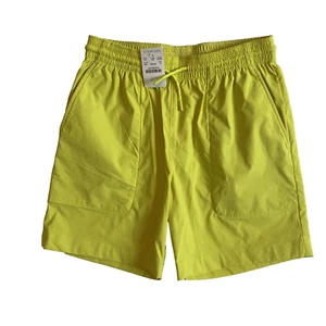 Crewcuts Girls Athletic Elastic Waist Shorts with Pockets, Neon Yellow, Size 12 - Picture 1 of 4