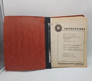 Vintage Westinghouse Volume II Instructions Electrical Equipment Bridge 212 - Picture 1 of 10
