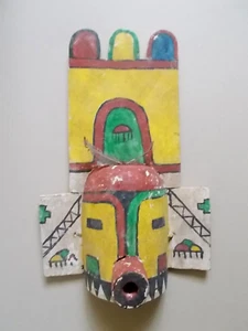 Masque  Kachina , style Hopi , Masque a Tablette - Photo 1/10
