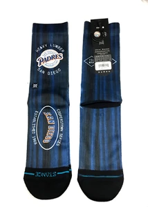 Calcetines grandes para adultos 2025 San Diego Padres Classic Stance "LUMBER SD" MLB 623032 - Imagen 1 de 1