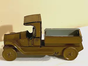 Camión de juguete J. Chein de estaño cuerda del ejército ag-85 - Imagen 1 de 11