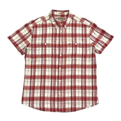 camisa hombre manga corta wrangler talla l regular fit cuadros multicolor - Imagen 1 de 4