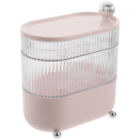 Storage Holder Pink Three-Layer Makeup Organizer Cosmetic Box Hair Accessories