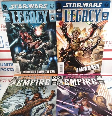 🔥4x STAR WARS NEWSSTAND VARIANT LEGACY #32 #38 1st ETHAN ADARE + EMPIRE #22 #25 - Image 1 of 4