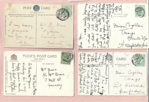 JERSEY SELECTION 1905 - 1948 5 POSTCARDS & A "BEA" LIBERATION 2.5d FDC - Picture 1 of 4