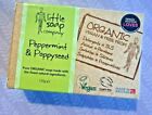 Little Soap Company Soap English  Peppermint and Poppyseed Organic Vegan 