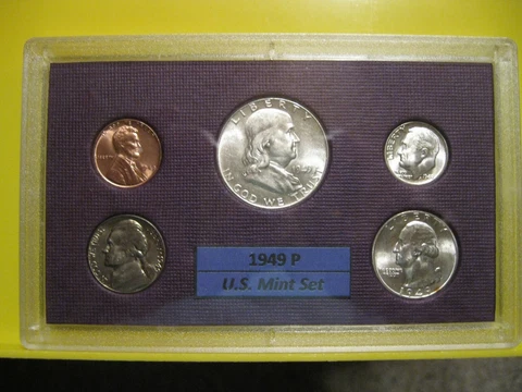 1949 P US Mint Set Brilliant Uncirculated! Cover