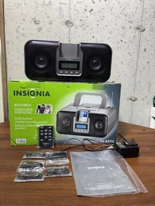 BOOMBOX with IPOD dock adapter/CD player & Remote power Cord Or Batteries - Picture 1 of 15
