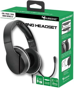 SUBSONIC GAMING HEADSET WITH MICROPHONE FOR XBOX X SERIES - BLACK - Picture 1 of 5