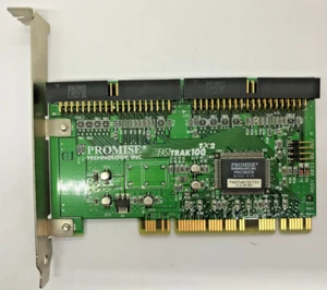 PROMISE TECHNOLOGY FASTTRAK 100 TX2 2-PORT IDE CONTROLER PCI #GK11735 - Bild 1 von 3