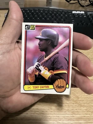 Tony Gwynn 1983 Donruss Rookie RC #598 Foto 1 de 4