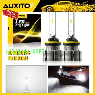 880 899 High Power 6500K White LED Projector Fog Light Bulbs Canbus 1~10Set - Image 1 of 4