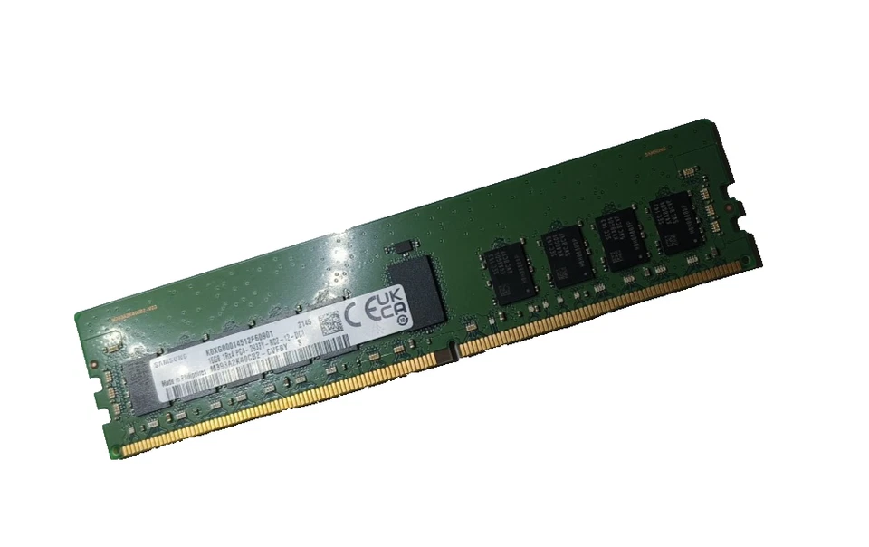 Samsung 16GB 1Rx4 PC4-2933 DDR4-23400 REG ECC Server Memory RAM M393A2K40CB2 - Photo 1/1